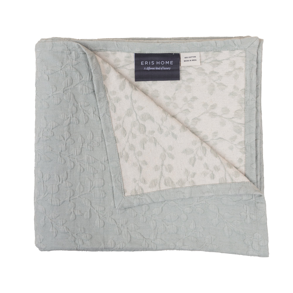 Nature's Embrace Non-Quilted Cotton Bedspread
