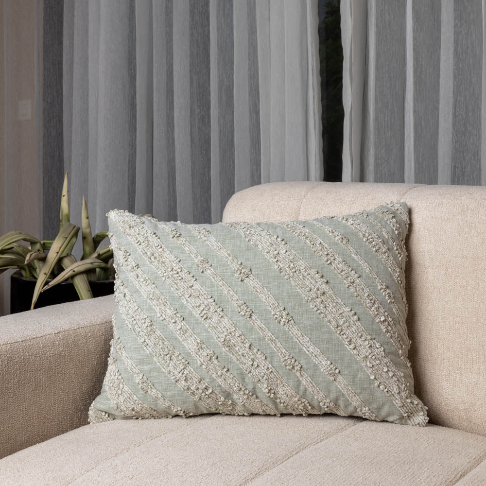 Sea Anemone Cotton Lumbar Cushion Cover