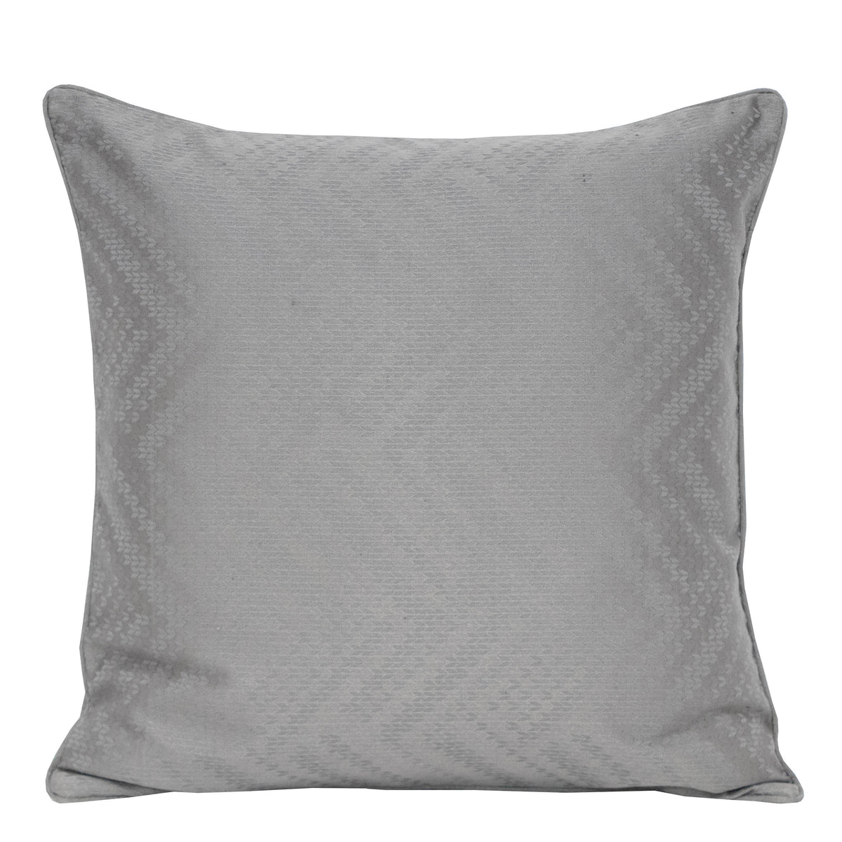 Textured Chevron Silk & Cotton Cushion Cover