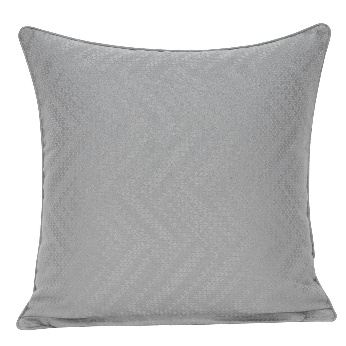 Textured Chevron Silk & Cotton Cushion Cover