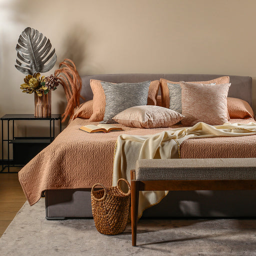 Joyous Tessellation (Peach) Bed Cover Online