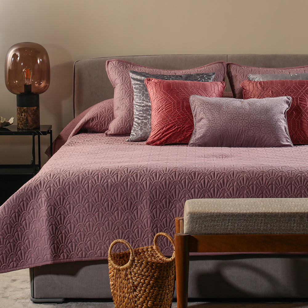 Joyous Tessellation (Lavender) Bed Cover Online
