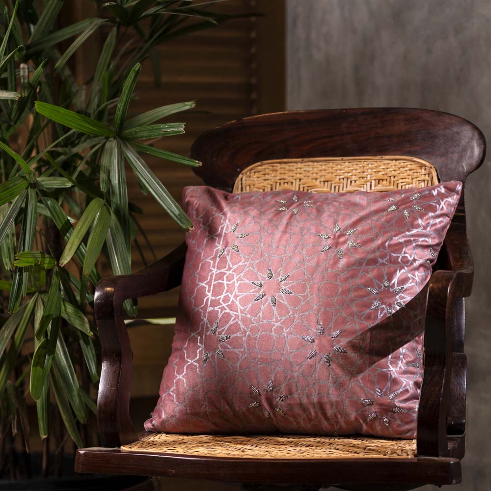 Enchanting Kaleidoscope Pink Cushion