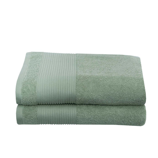 Plush Sage Cotton Towels