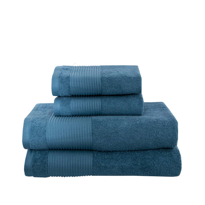 Blue Set of 4 Towels