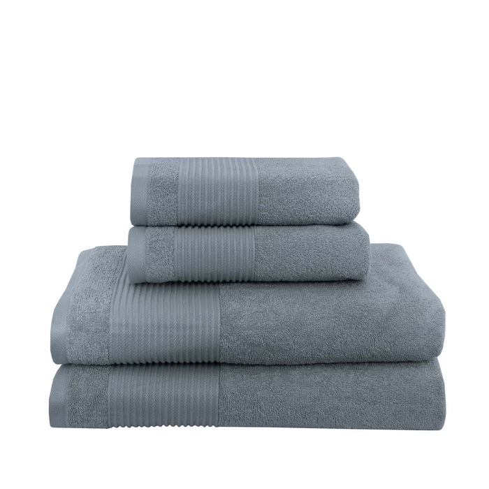 Plush Grey (Set of 4) Towels