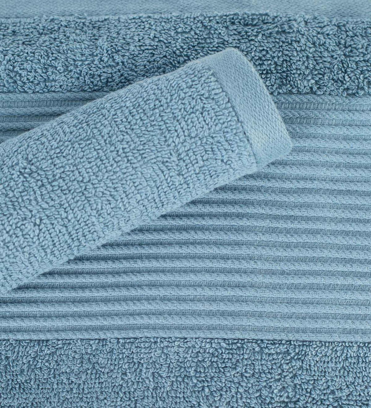 Blue Cotton Towels